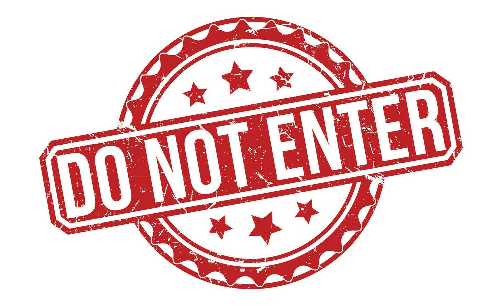 Do Not Enter stamp red rubber stamp on white background. Do Not Enter stamp sign. Do Not Enter stamp. vector