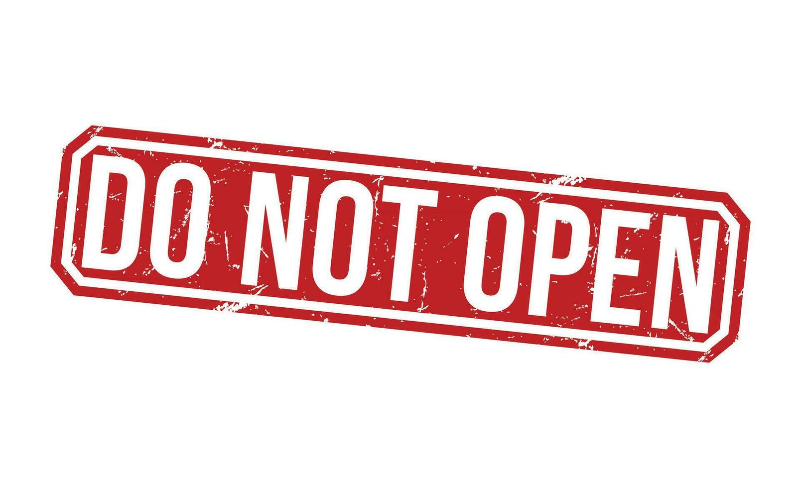 Do Not Open stamp red rubber stamp on white background. Do Not Open stamp sign. Do Not Open stamp. vector