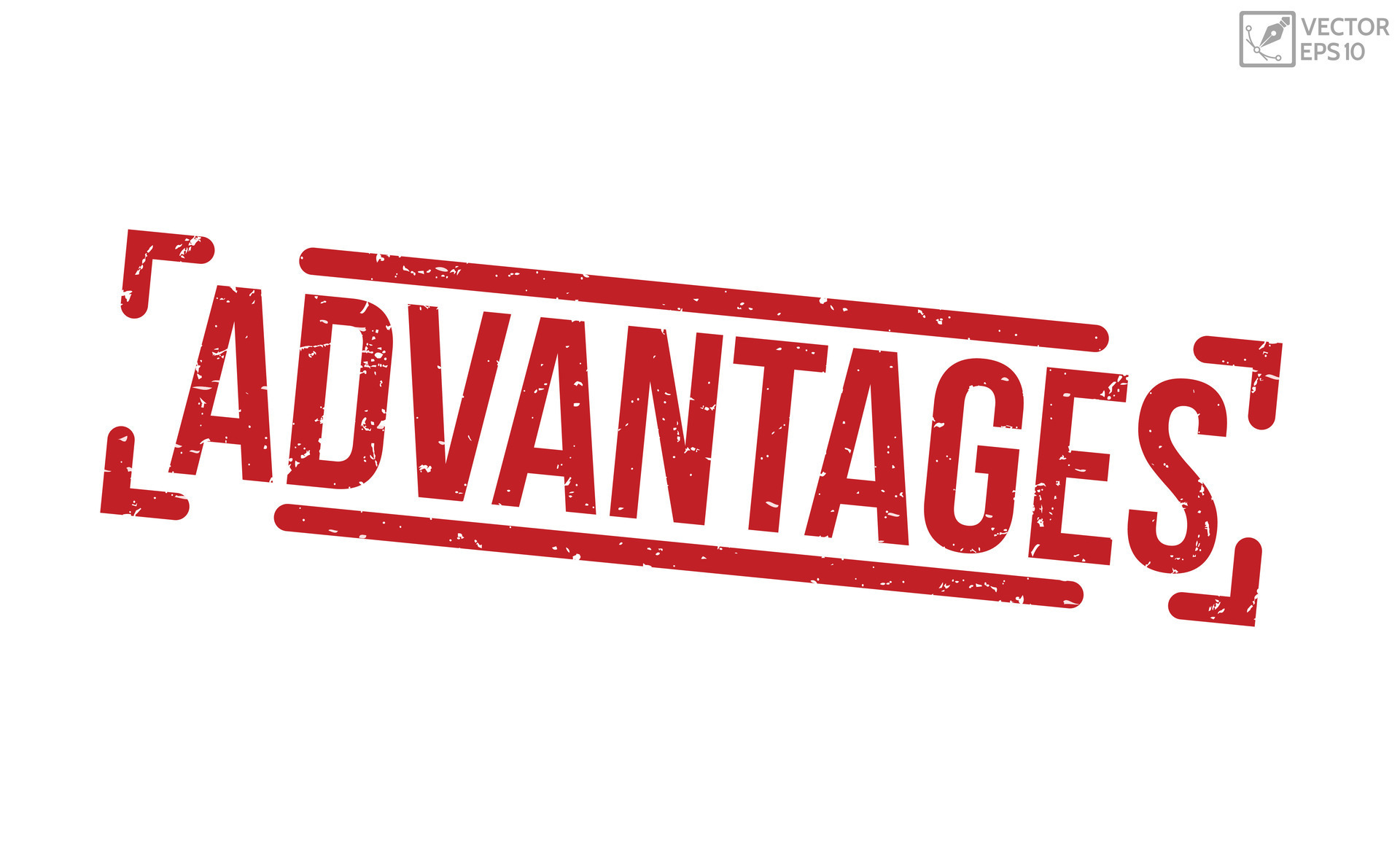 Advantages grunge rubber stamp on white background. Advantages Rubber ...
