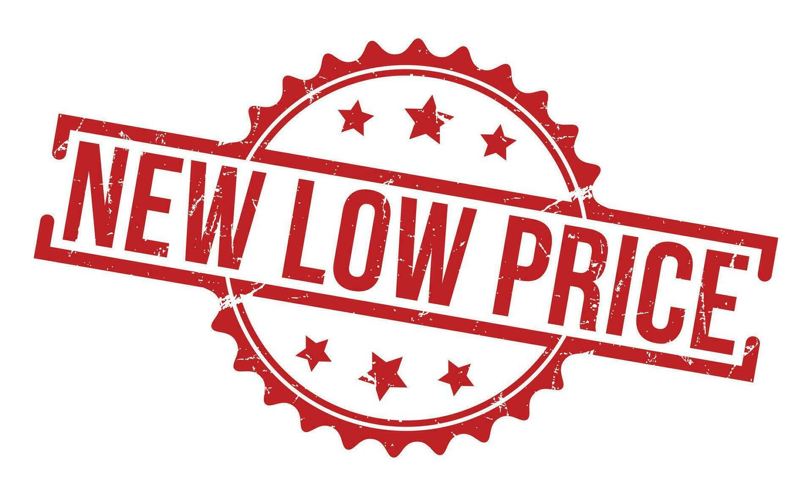 New Low Price stamp red rubber stamp on white background. New Low Price stamp sign. New Low Price stamp. vector