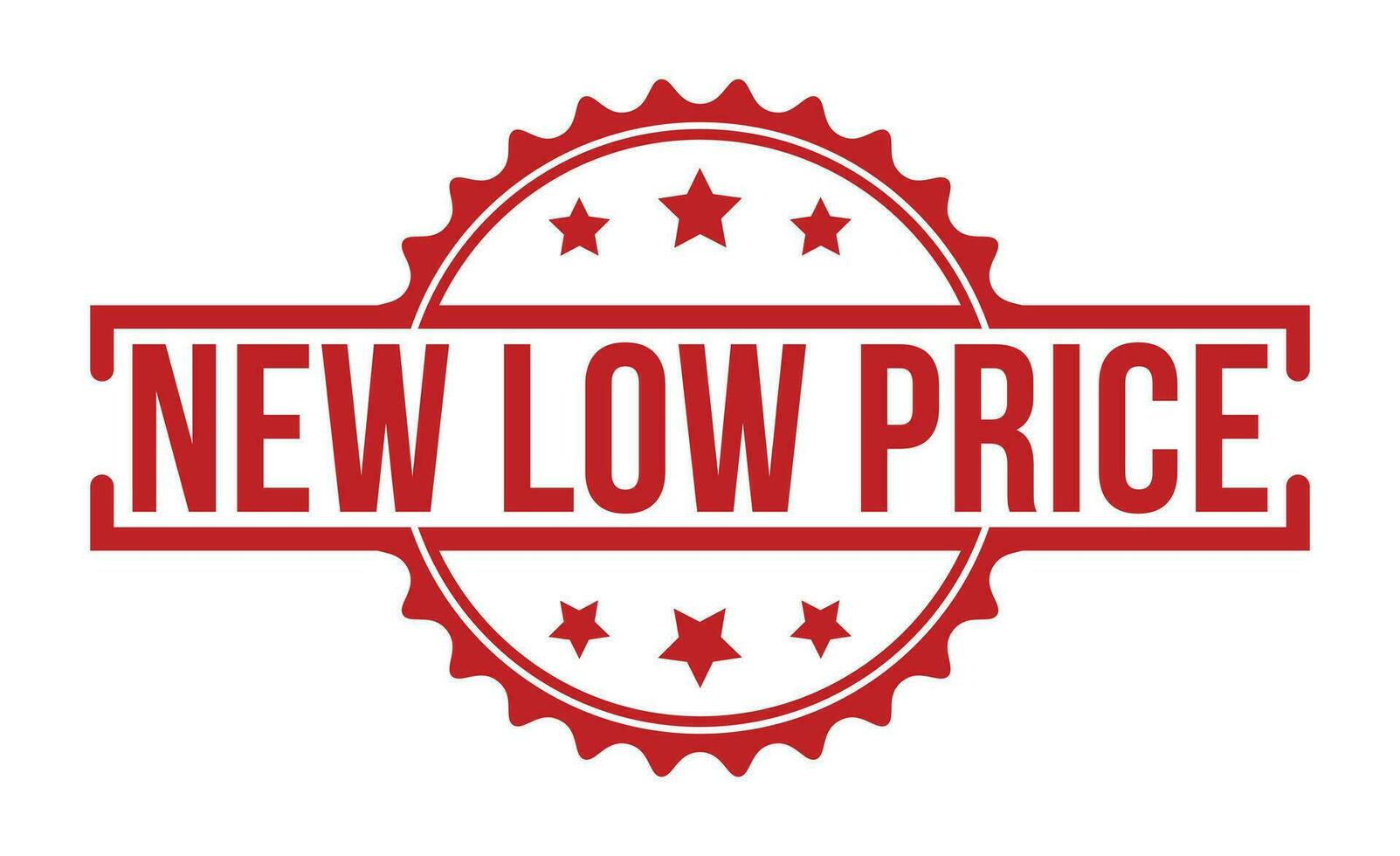 New Low Price stamp red rubber stamp on white background. New Low Price stamp sign. New Low Price stamp. vector