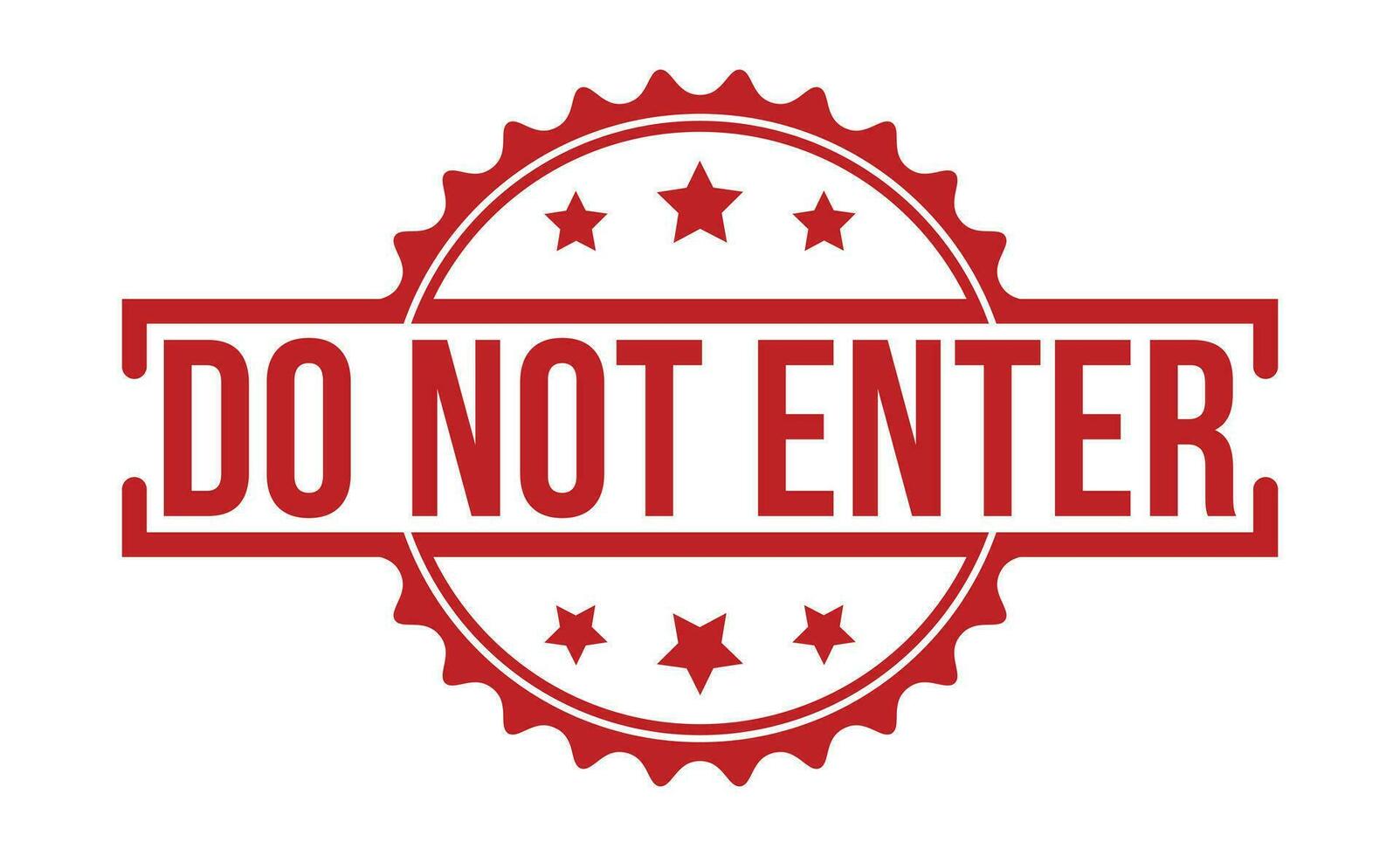 Do Not Enter stamp red rubber stamp on white background. Do Not Enter stamp sign. Do Not Enter stamp. vector
