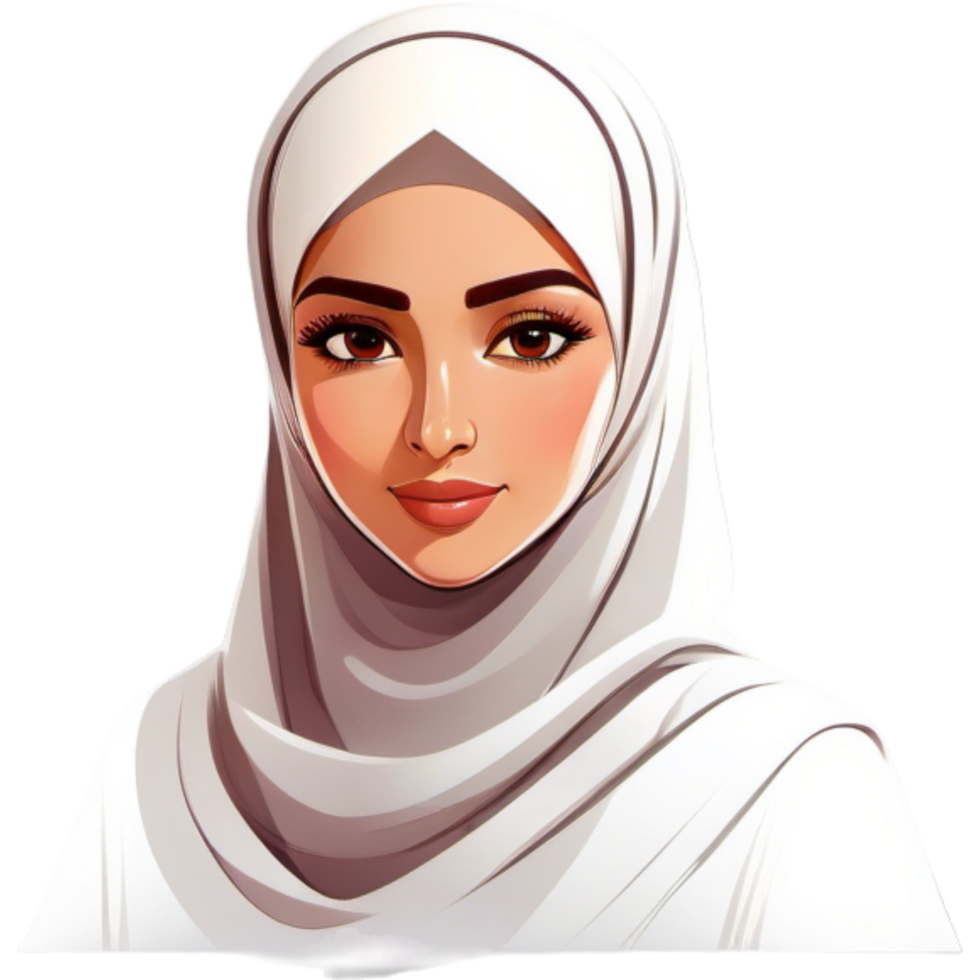 musulman femme portant hijab. ai génératif png