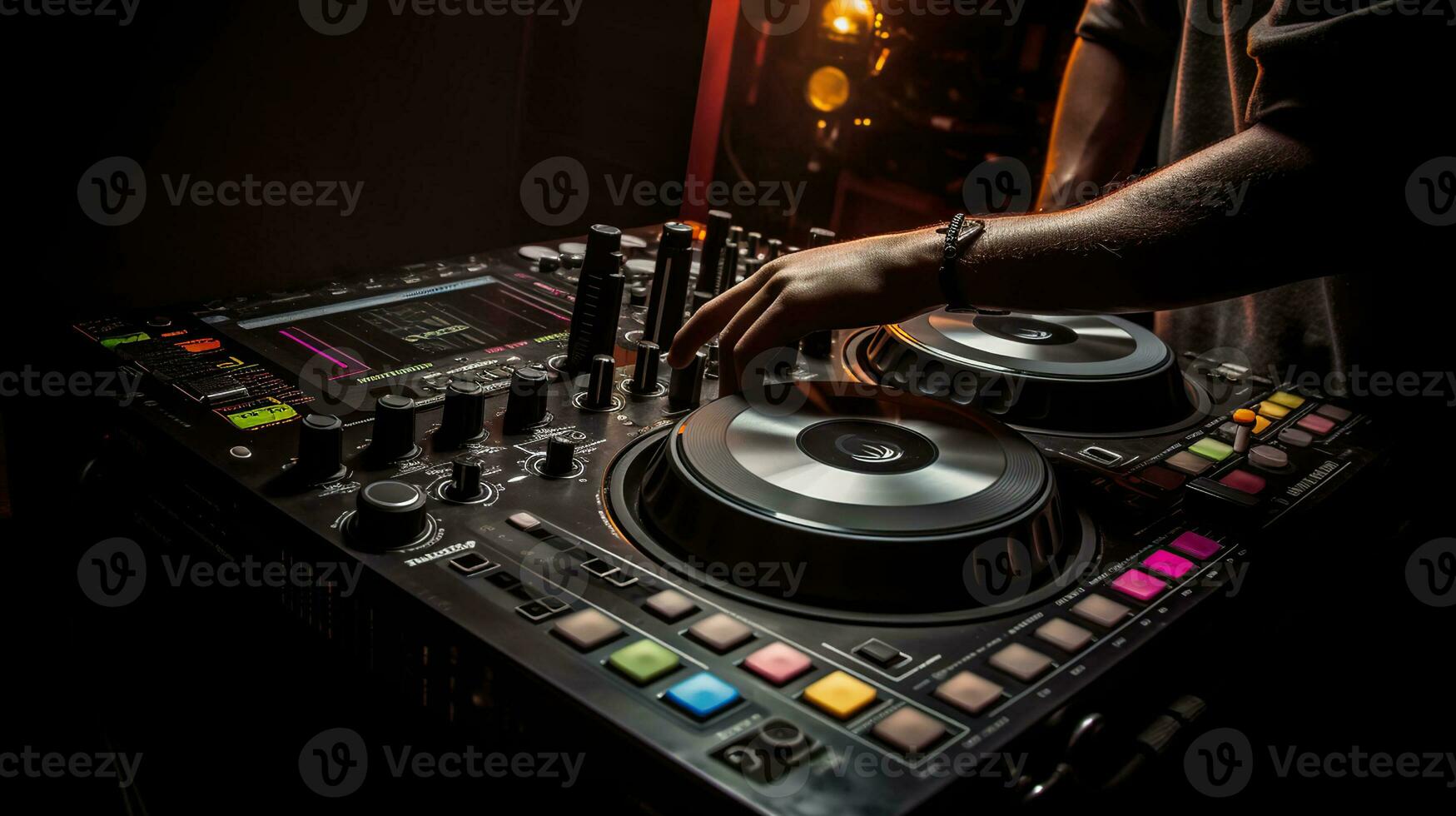 The Artistry of DJ Music. Generative AI photo