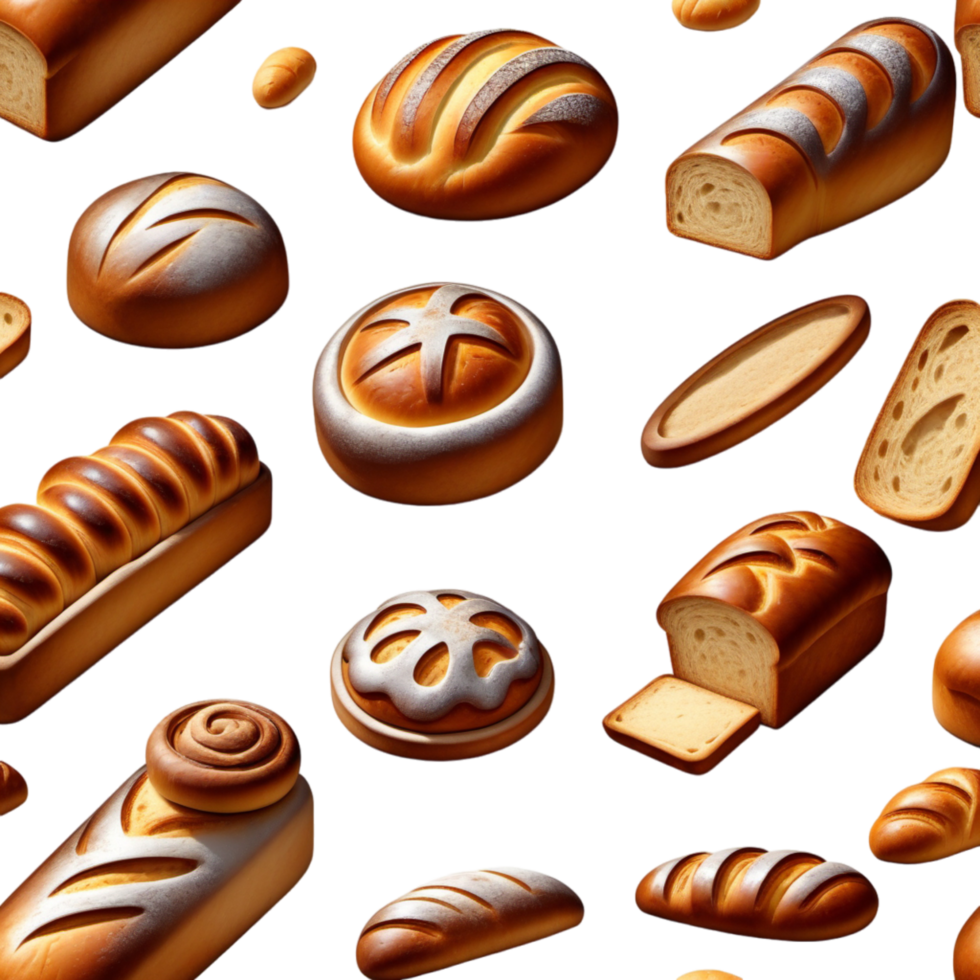 bread bakery realistic. AI Generative png