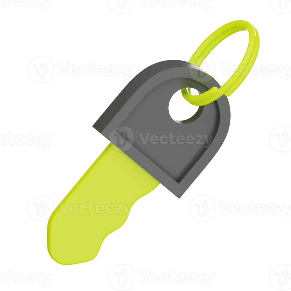 Access Key 3D Illustration png
