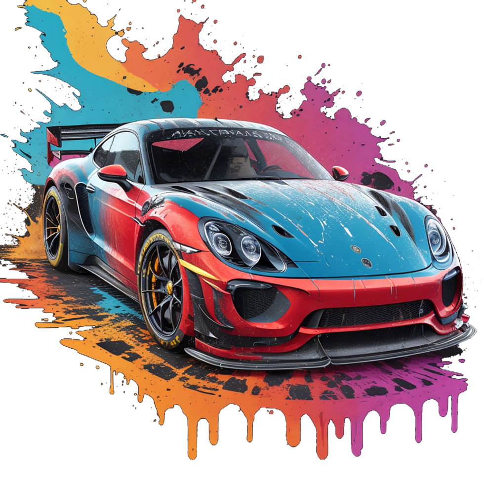 Graffiti car design. cars png