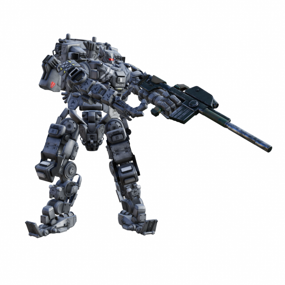 Robot isolated 3d png