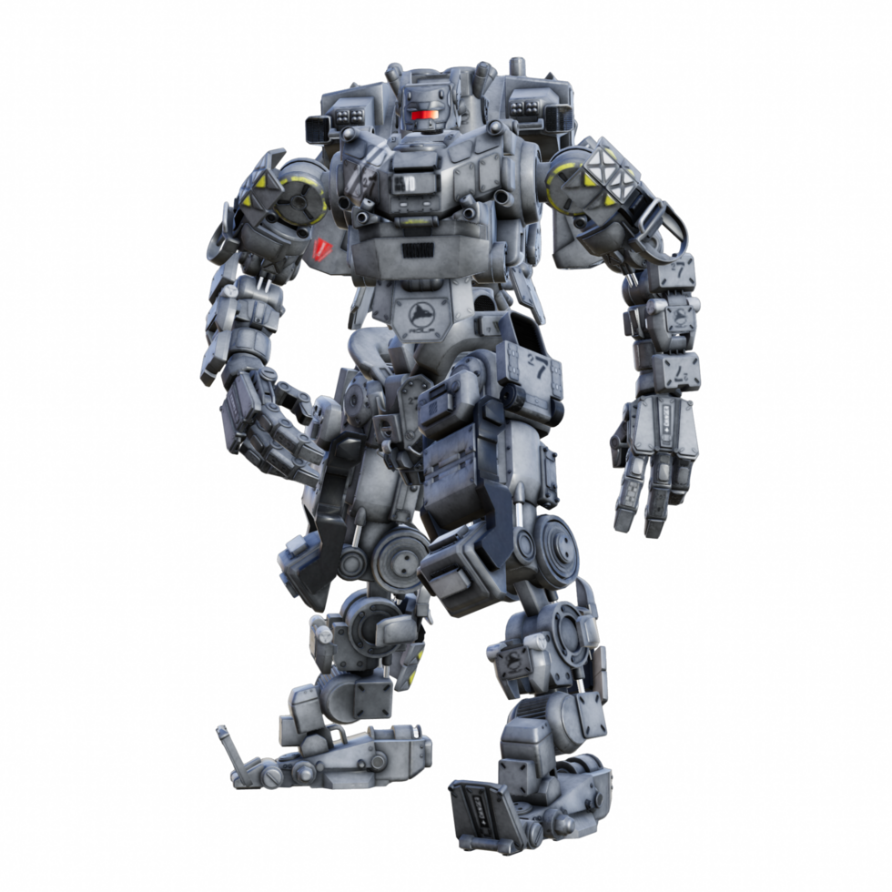 Robot isolated 3d png