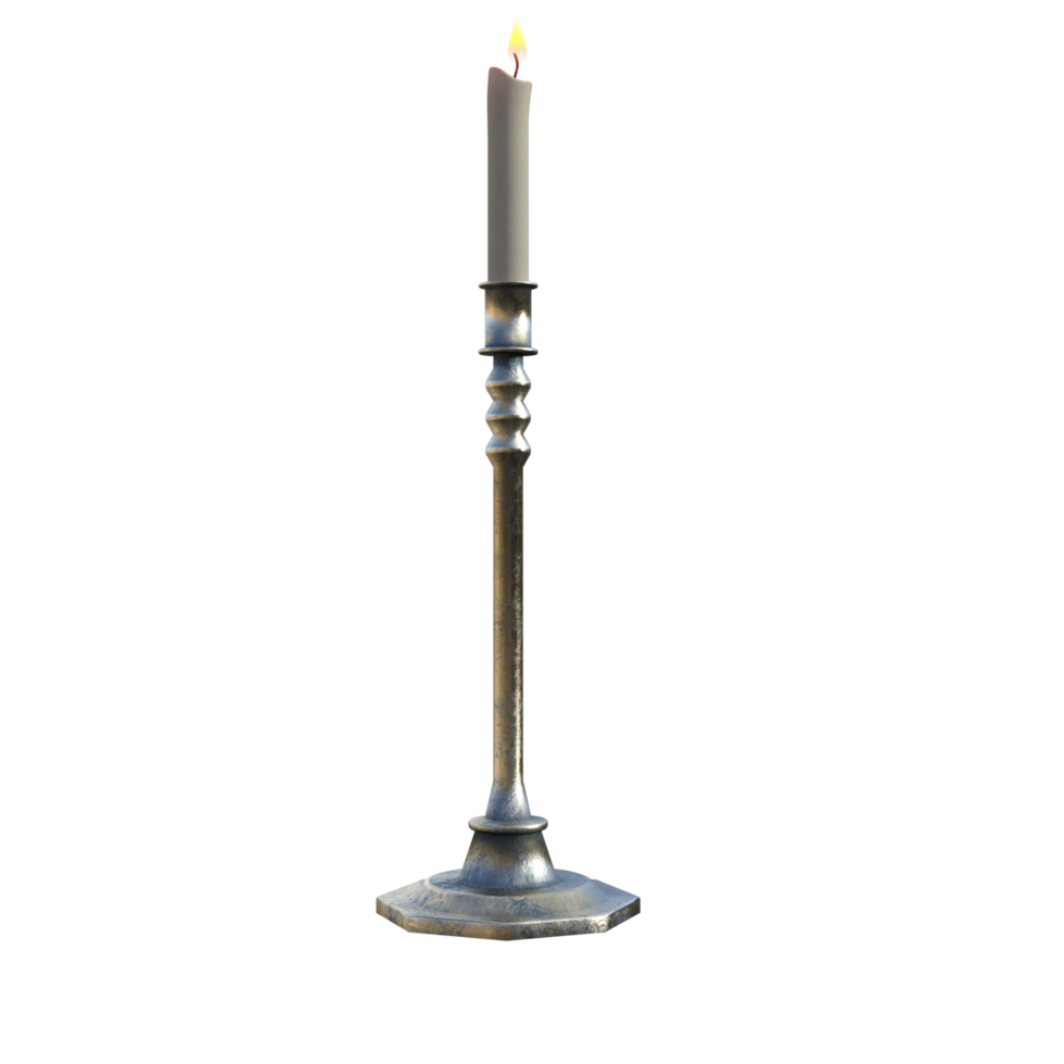 candles isolated 3d png