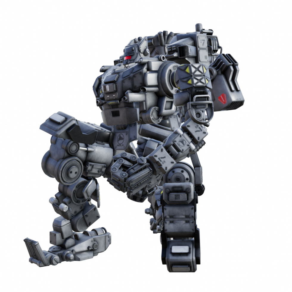 robot geïsoleerd 3d png