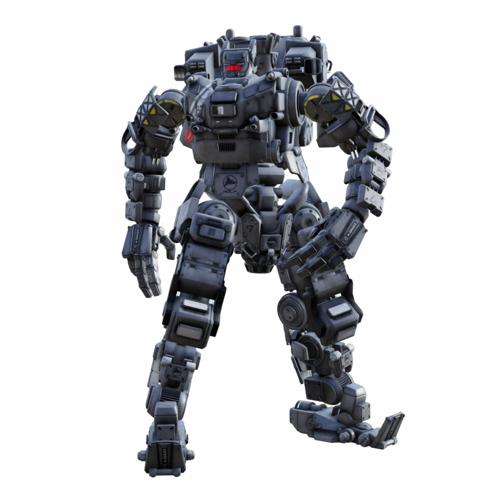 Robot isolated 3d png