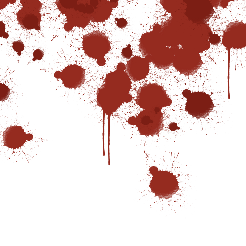 Blood splatter Clipart 30762496 PNG