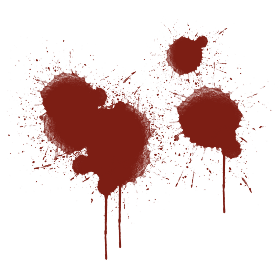 Blood splatter Clipart 30762497 PNG