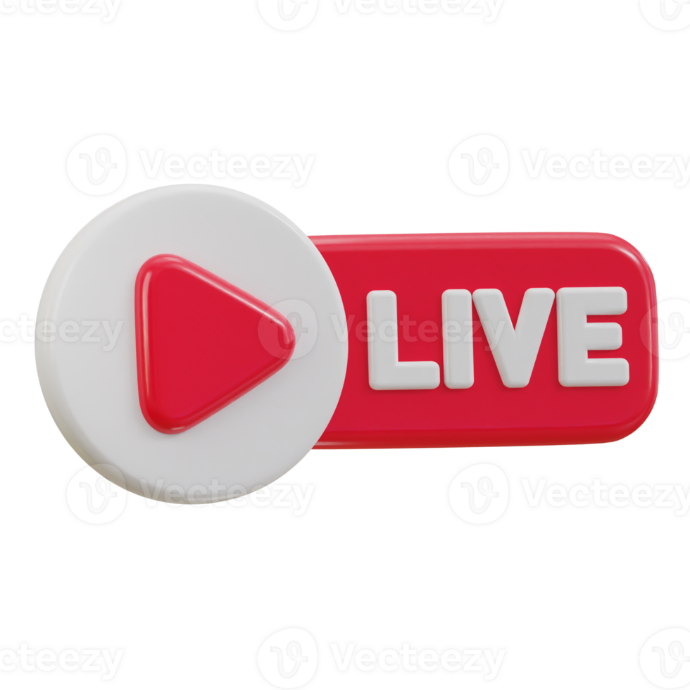 3d live streaming icon png