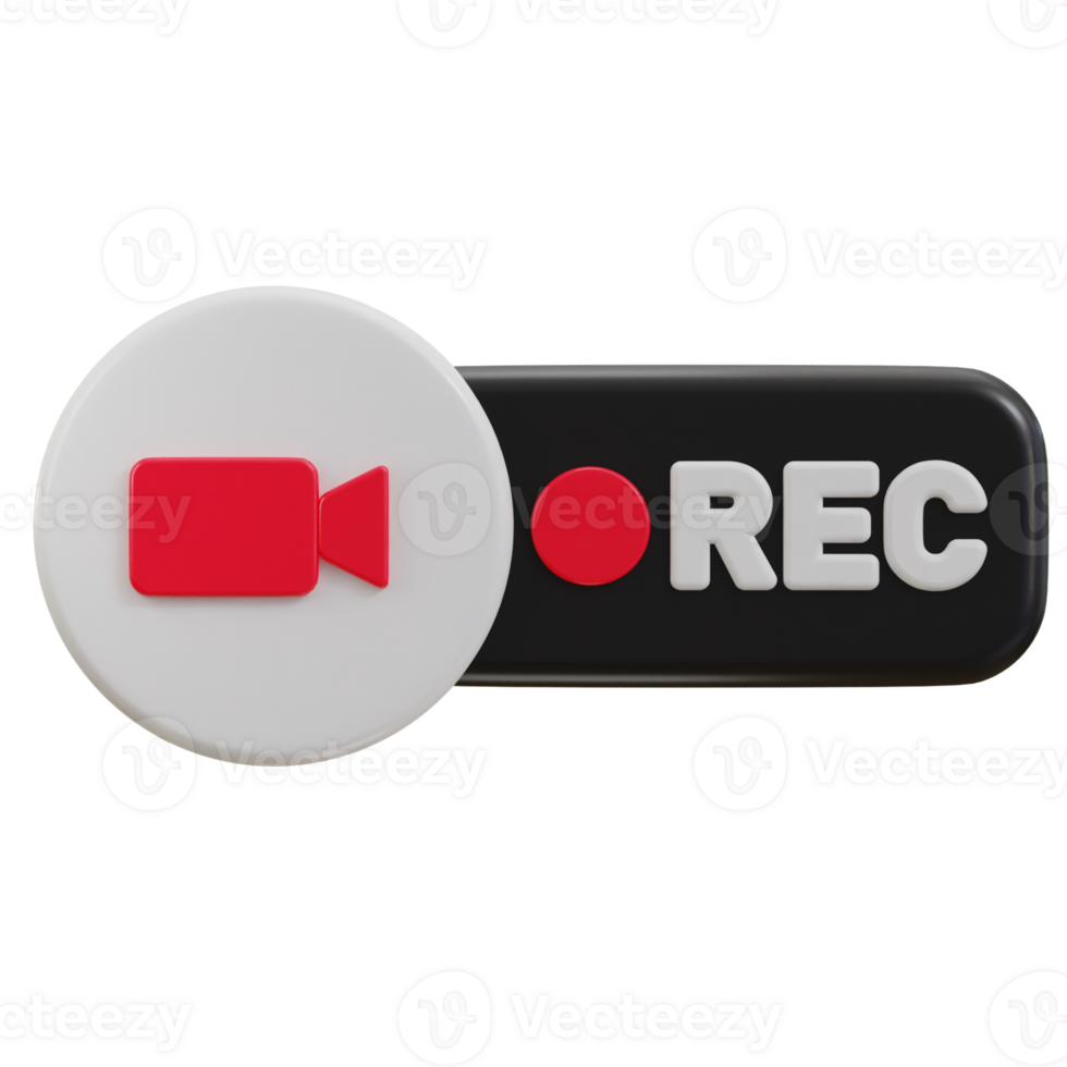 3d video record icon png