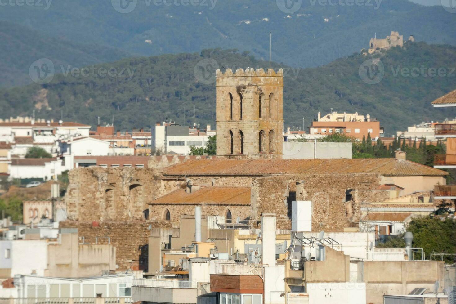Blanes, a Mediterranean village in the province of Barcelona, at the beginning of the Catalan Costa Brava. photo