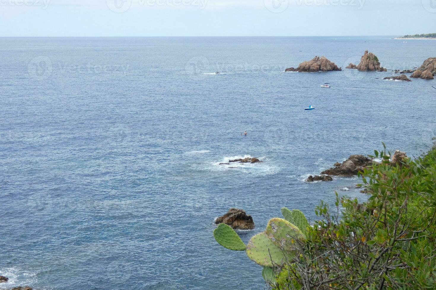 Sea and rocks, catalan Mediterranean photo