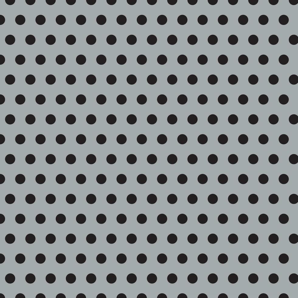 simple abstract black color polka dot pattern on grey color background vector