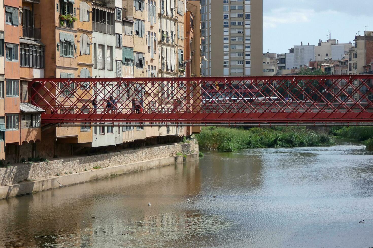 city of girona, old part of the city photo
