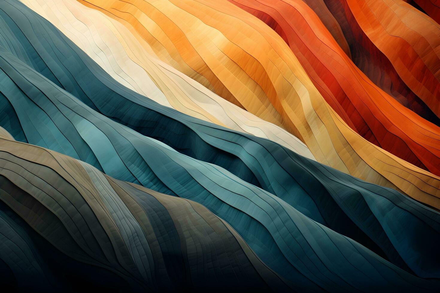 Abstract texture panorama background as wallpaper. generative ai photo