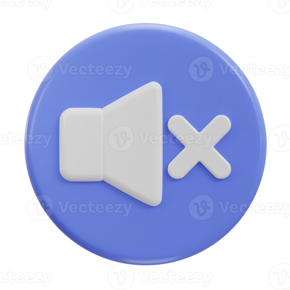 3d speaker mute icon no sound icon png