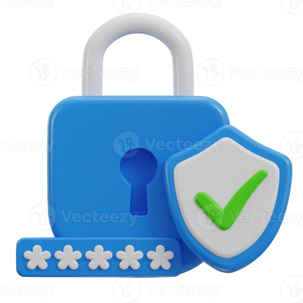 3d security verified icon png