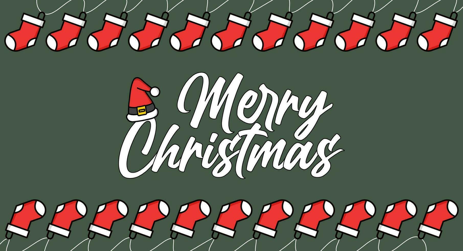 Simple Christmas background, elegant geometric minimalist style. Happy new year banner. vector