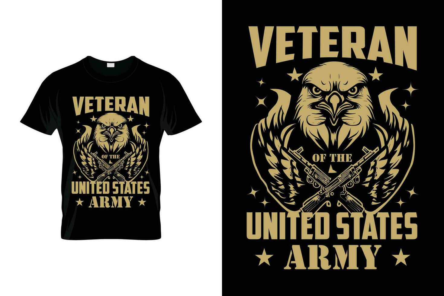 veterano de el unido estados Ejército patriótico nos Ejército orgulloso nos veterano camiseta vector