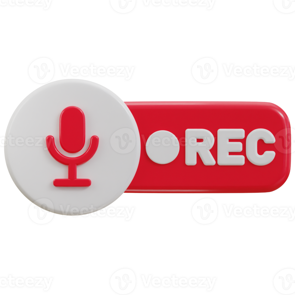 3d voice recording live broadcast audio streaming icon png