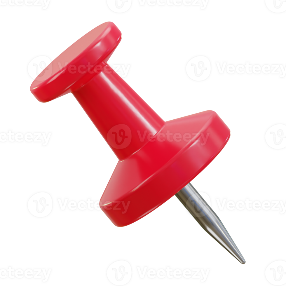 pushpin icon 3d render png