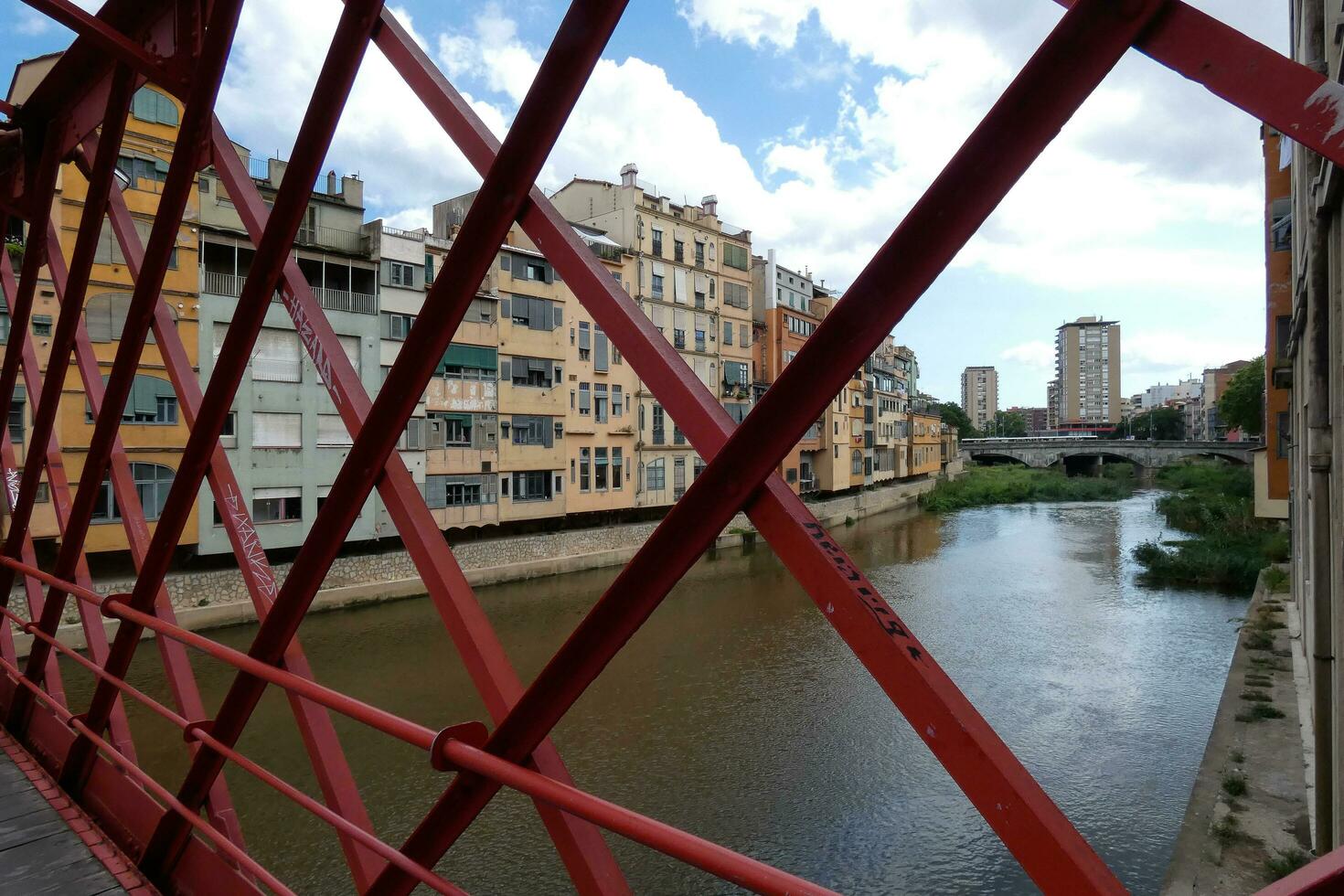 city of girona, old part of the city photo