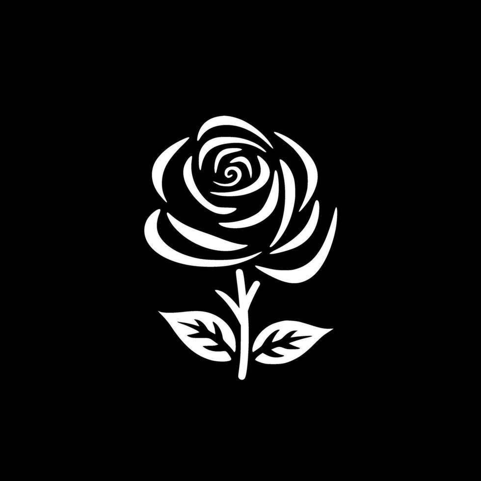 Rose - High Quality Vector Logo - Vector illustration ideal for T-shirt graphic