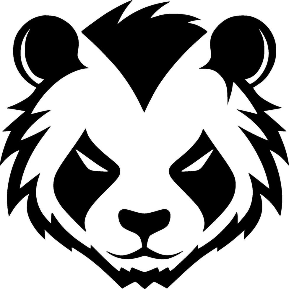 Panda - High Quality Vector Logo - Vector illustration ideal for T-shirt graphic