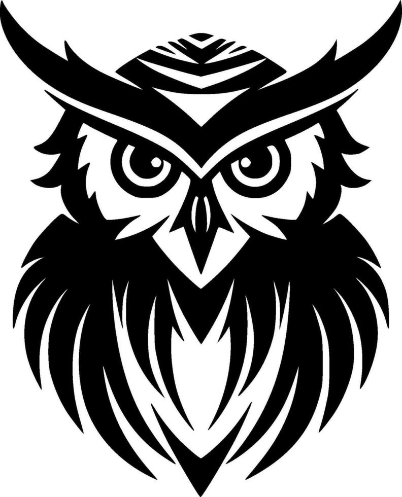 Owl - High Quality Vector Logo - Vector illustration ideal for T-shirt graphic