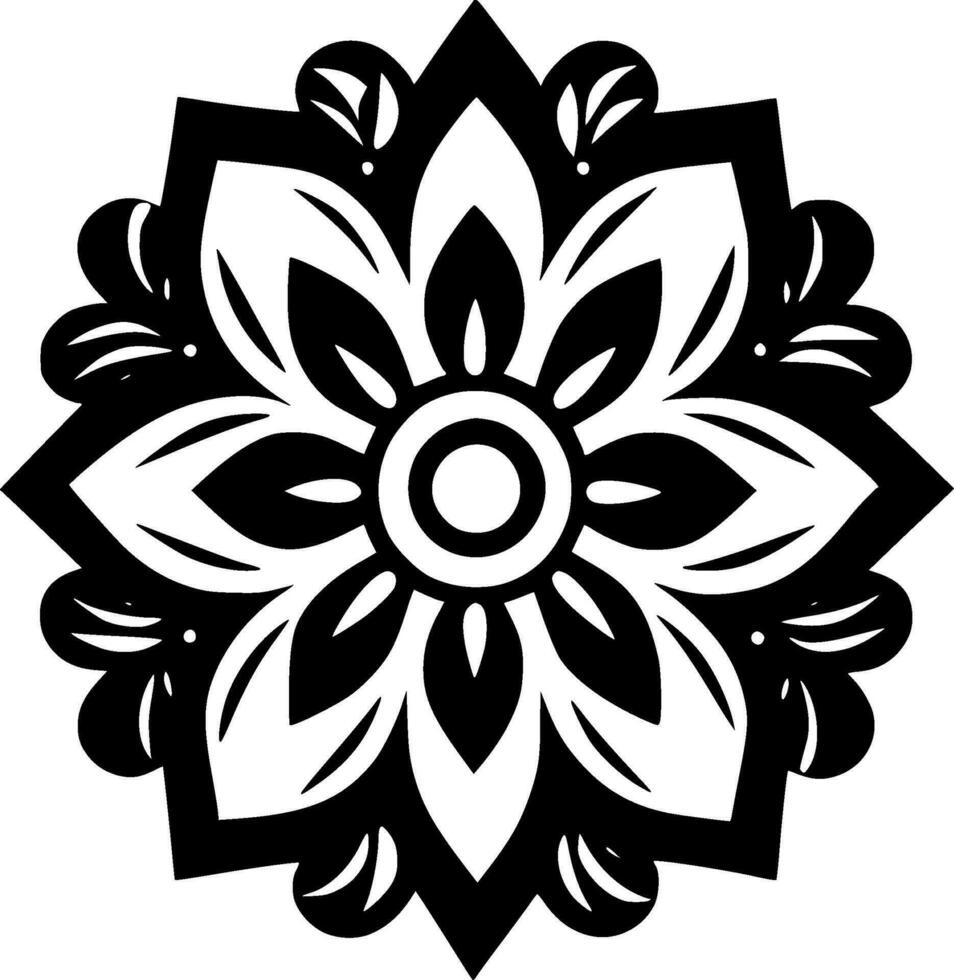Mandala - High Quality Vector Logo - Vector illustration ideal for T-shirt graphic