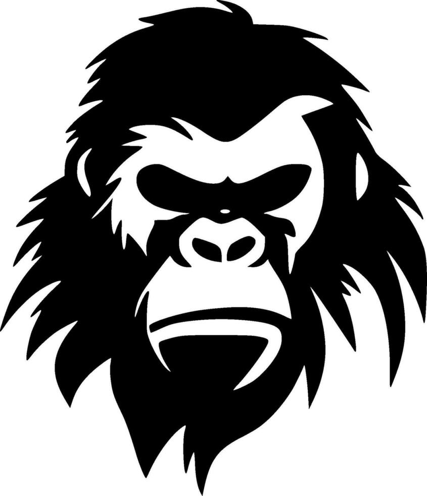 Gorilla - High Quality Vector Logo - Vector illustration ideal for T-shirt graphic