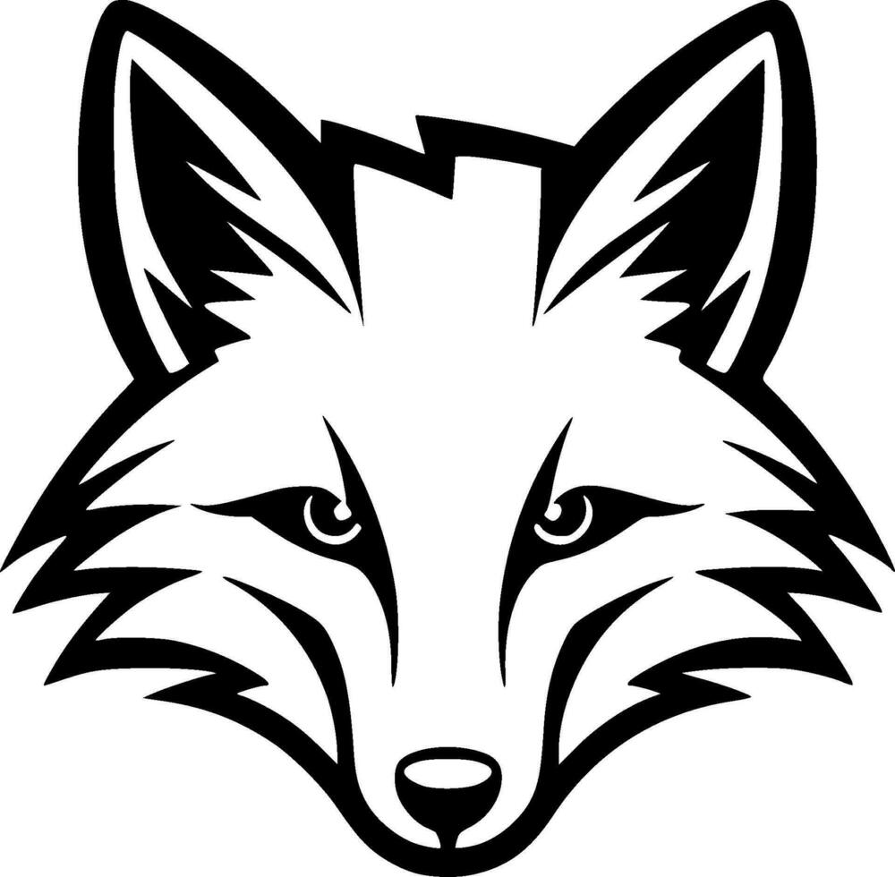 Fox - Minimalist and Flat Logo - Vector illustration