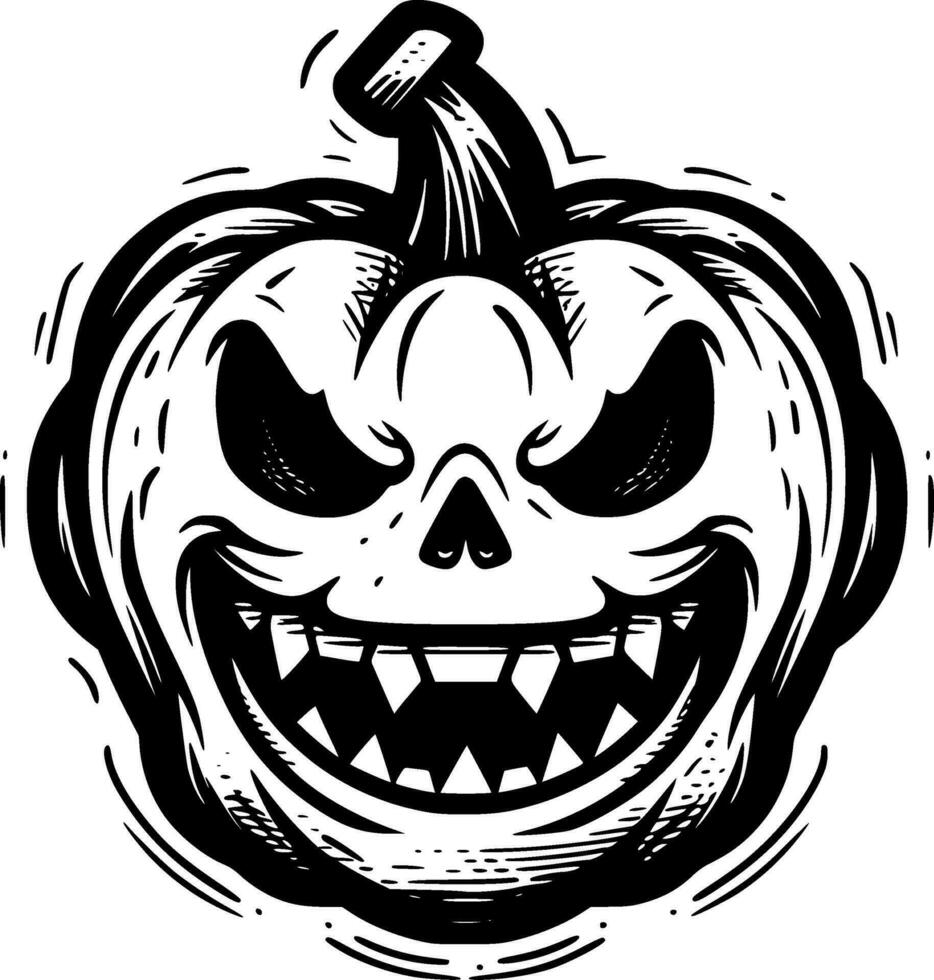 Halloween - Minimalist and Flat Logo - Vector illustration