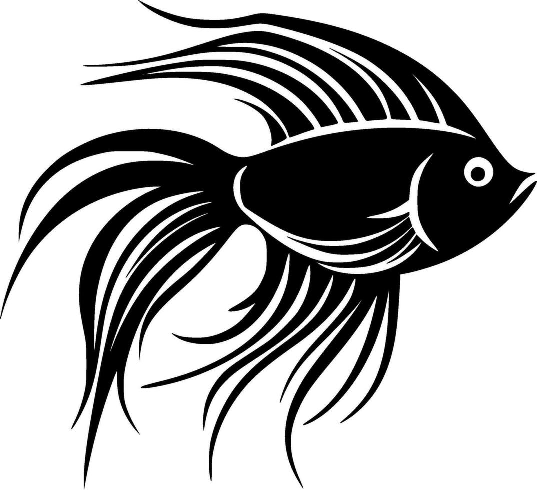 Fish - High Quality Vector Logo - Vector illustration ideal for T-shirt graphic