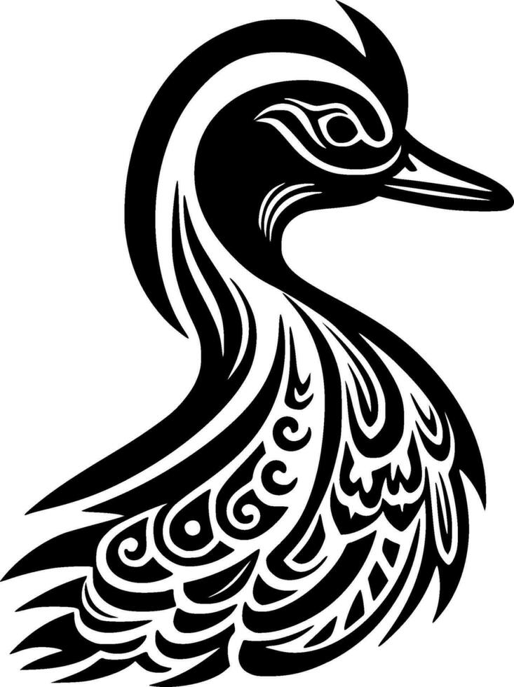 Duck - High Quality Vector Logo - Vector illustration ideal for T-shirt graphic