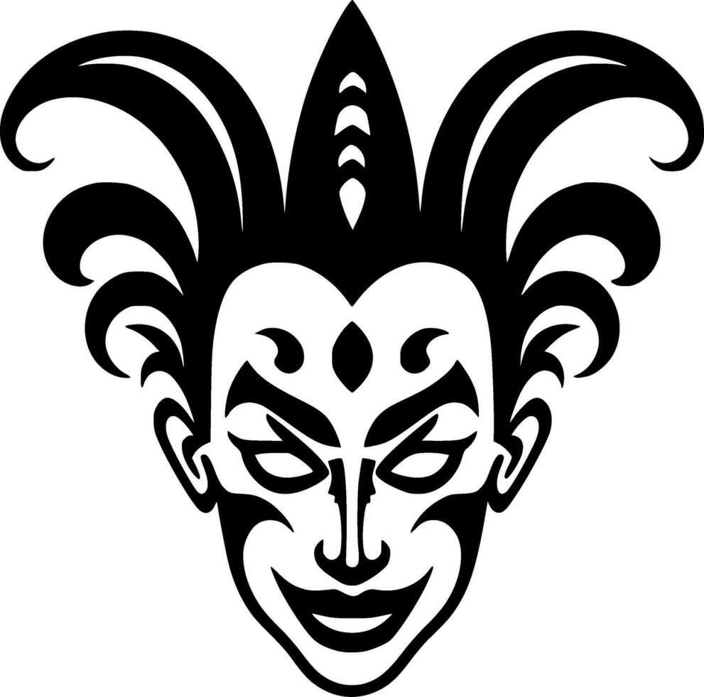 Clown - High Quality Vector Logo - Vector illustration ideal for T-shirt graphic