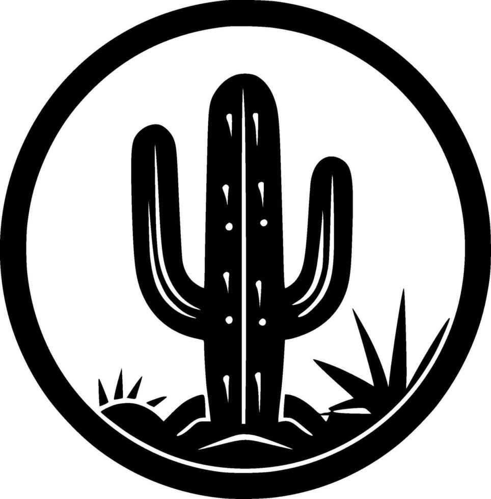 cactus - alto calidad vector logo - vector ilustración ideal para camiseta gráfico