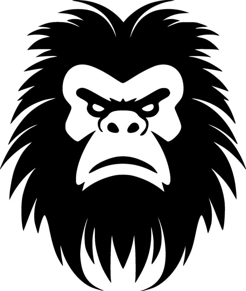 Bigfoot - Minimalist and Flat Logo - Vector illustration