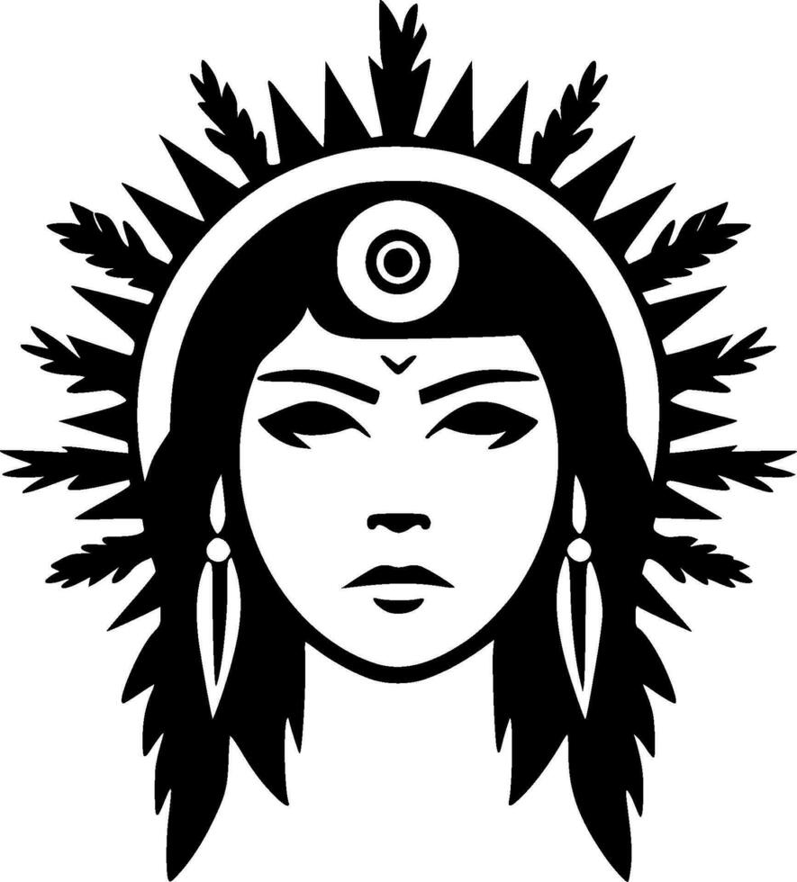 Boho, Minimalist and Simple Silhouette - Vector illustration