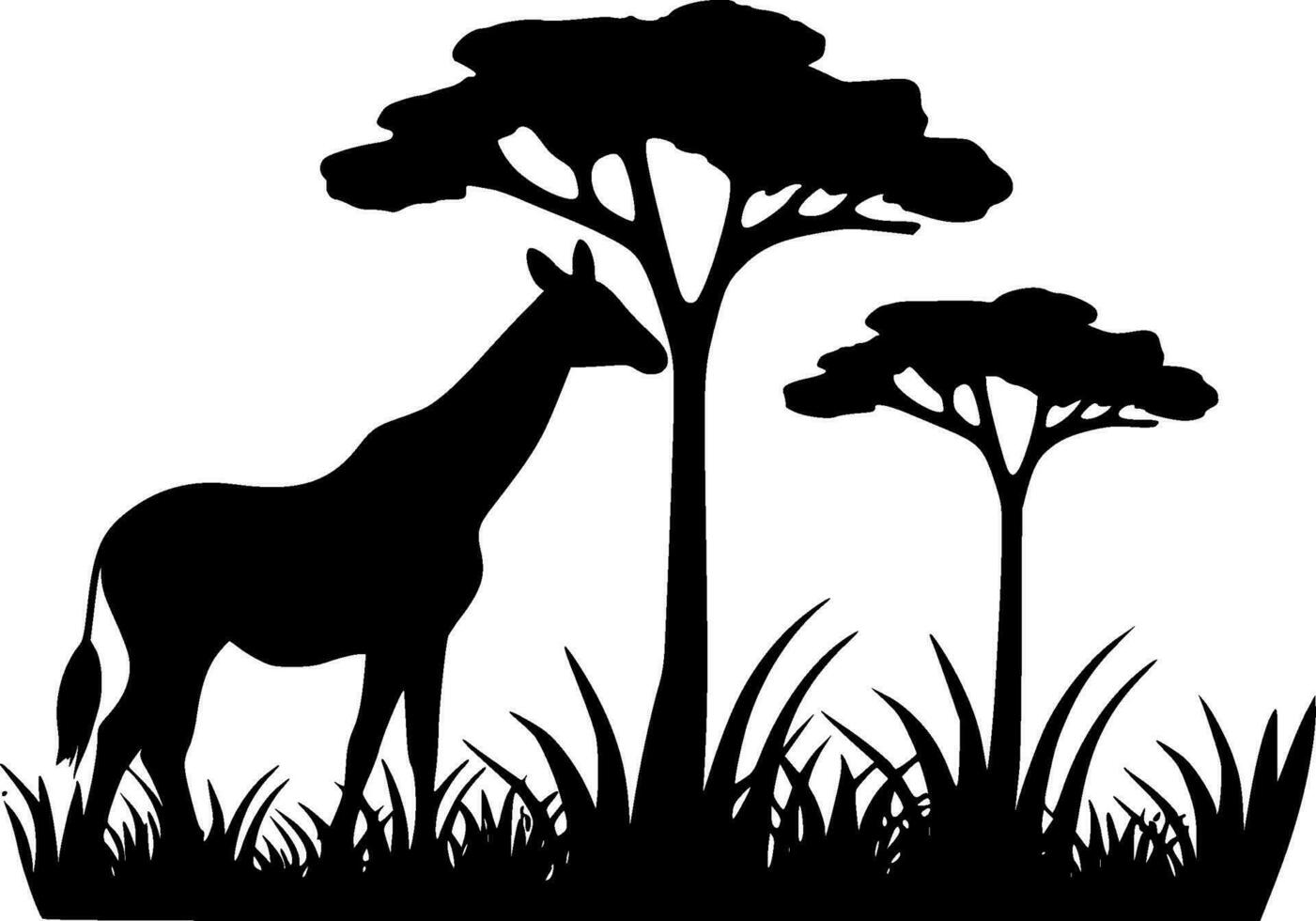 Africa - High Quality Vector Logo - Vector illustration ideal for T-shirt graphic