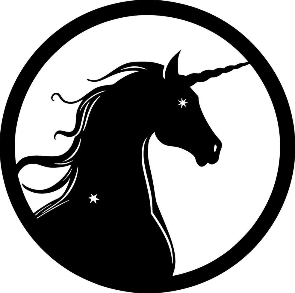 Unicorn - High Quality Vector Logo - Vector illustration ideal for T-shirt graphic