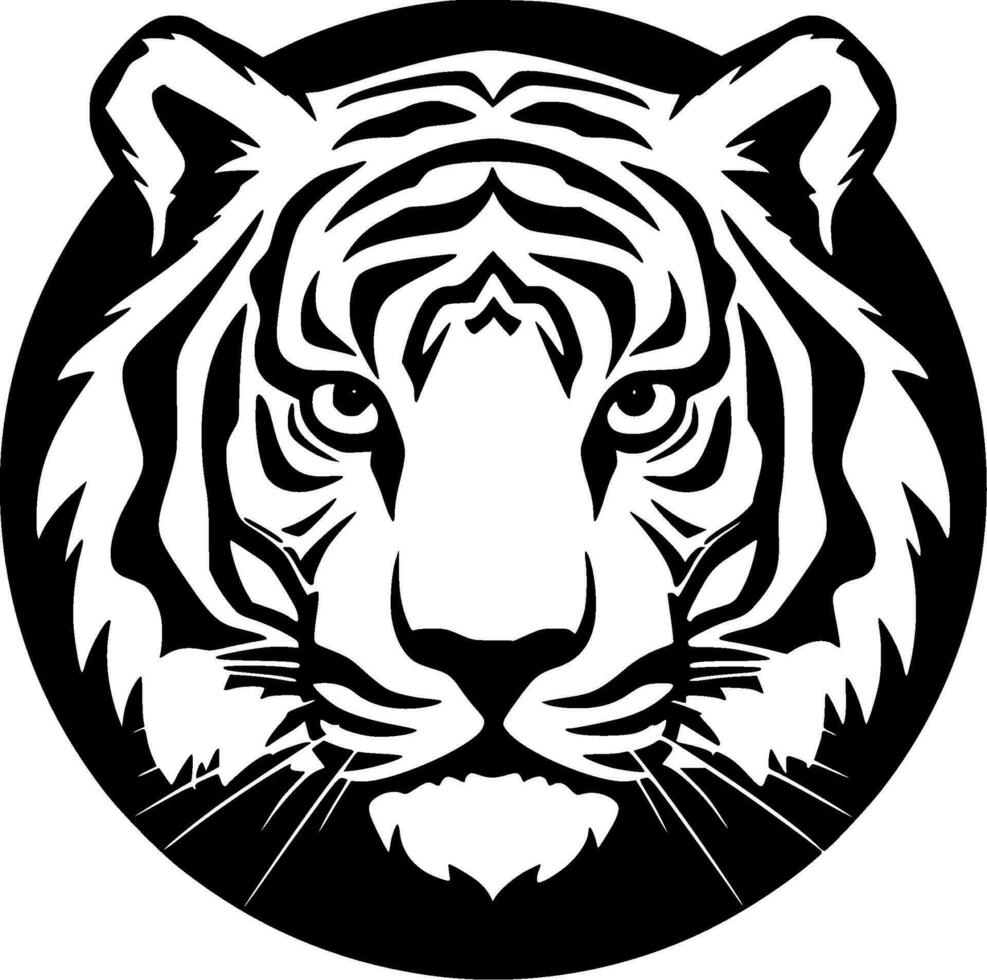 Tiger - High Quality Vector Logo - Vector illustration ideal for T-shirt graphic