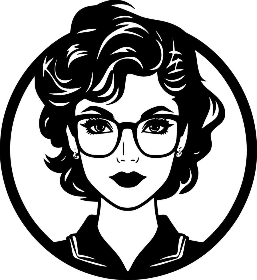 Teacher - High Quality Vector Logo - Vector illustration ideal for T-shirt graphic