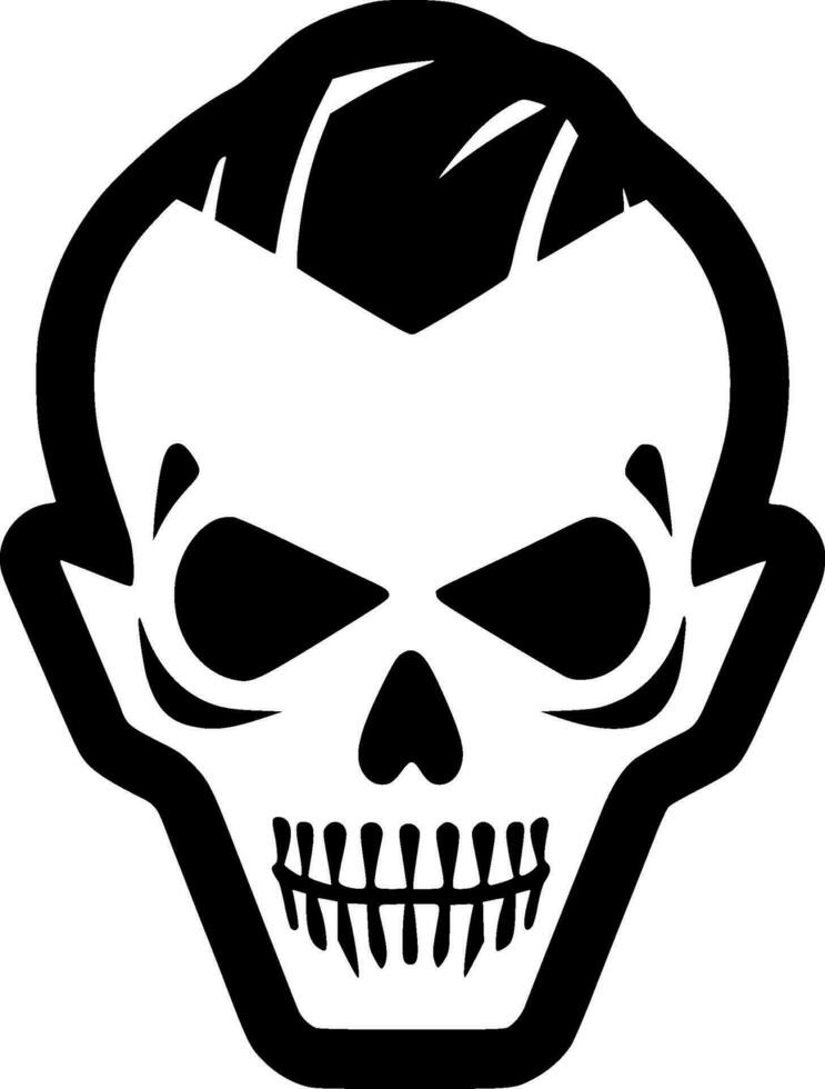 Skull - High Quality Vector Logo - Vector illustration ideal for T-shirt graphic